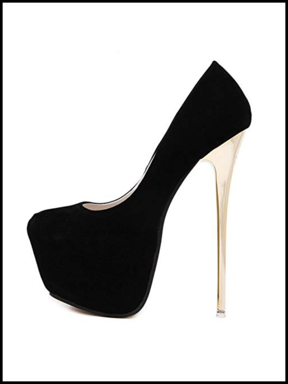 Women's Platform Stiletto Pumps 16cm High Heels Wedding Party Slip On Dress